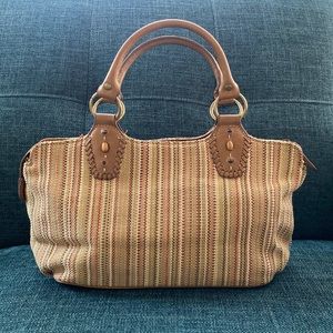 Relic By Fossil ‘Embroidered Handbag With Bead Detail EUC